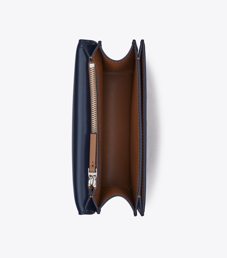 Tory Burch designer borse a tracolla Borsa piccola Eleanor in New Navy angle