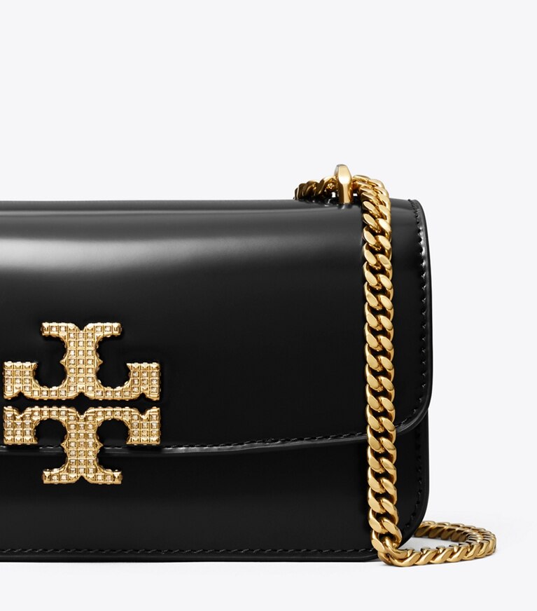 Tory Burch designer borse a tracolla Borsa piccola Eleanor rettangolare in Black angle