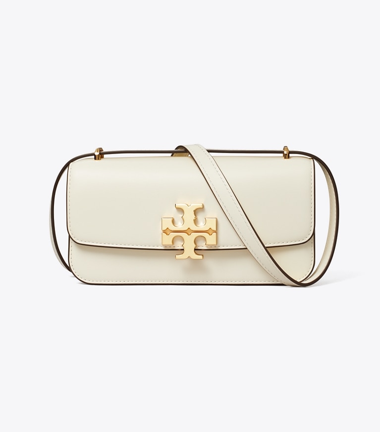 Tory Burch designer borse a tracolla Borsa piccola Eleanor rettangolare in Warm White front