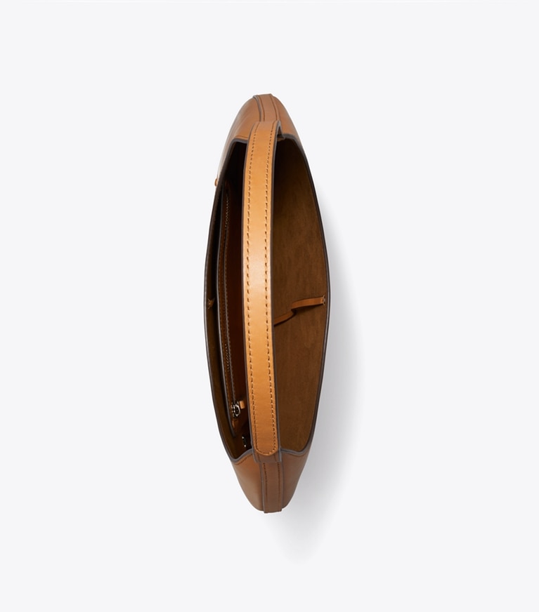 Tory Burch designer borse a tracolla Borsa Pierced in Aged Tan angle