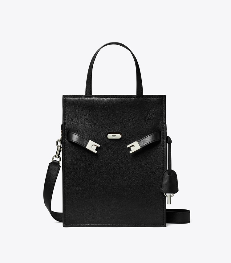Tory Burch designer borse a tracolla Borsa shopper piccola Lee Radziwill in Black front