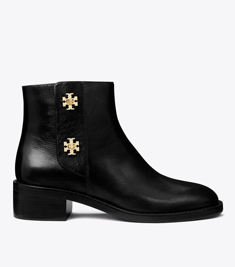 Tory Burch diseñador botines Botín con broche giratorio en PERFECT BLACK lateral