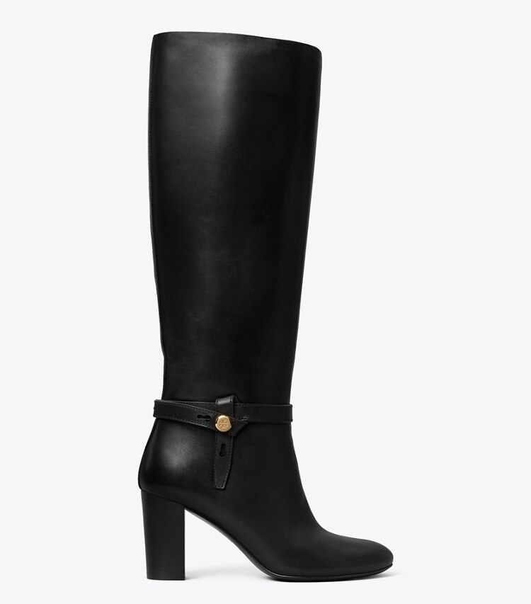 Tory Burch designer bottes au genou Bottes Romy in PERFECT BLACK side