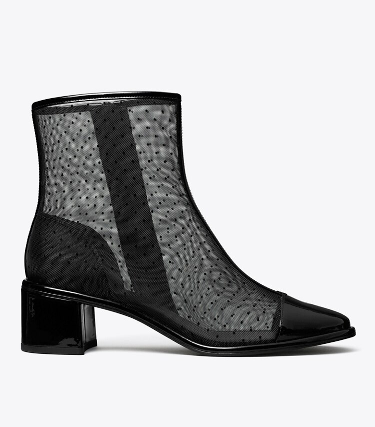 Tory Burch designer bottines Bottines à talon et bout contrasté in NERO / PERFECT BLACK side
