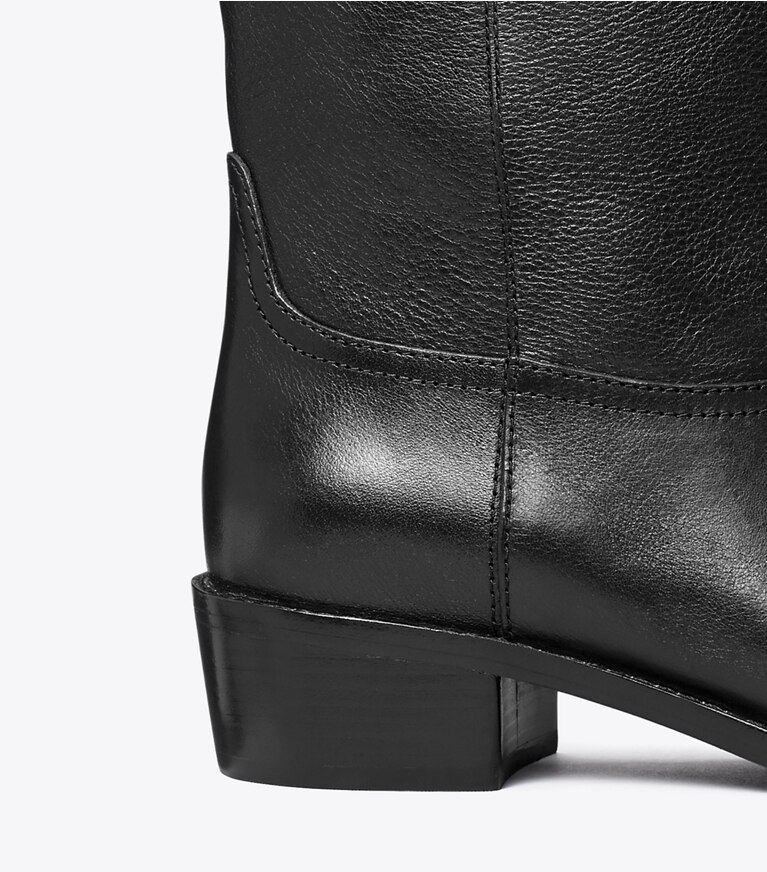 Tory Burch designer bottines Bottines City Western in PERFECT BLACK angle