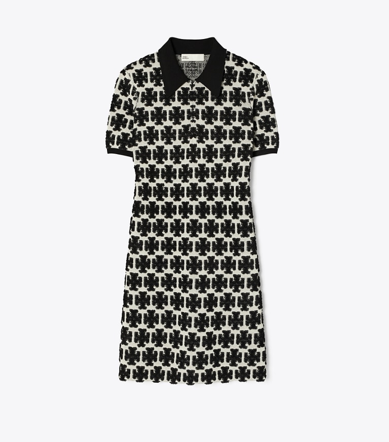 Bouclé Polo Dress