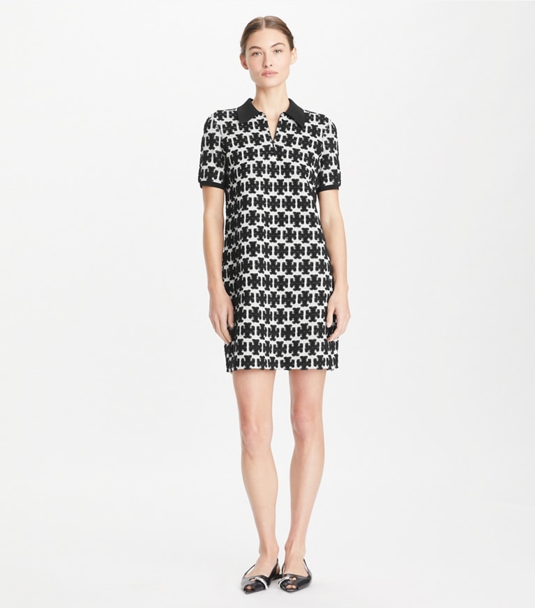 Bouclé Polo Dress