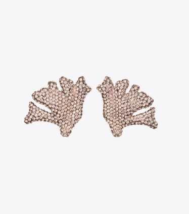 Tory Burch designer boucles d'oreilles Boucles d’oreilles corail in Light Pink front