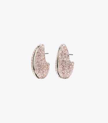 Tory Burch designer boucles d'oreilles Boucles d’oreilles vague in Vintage Rose front