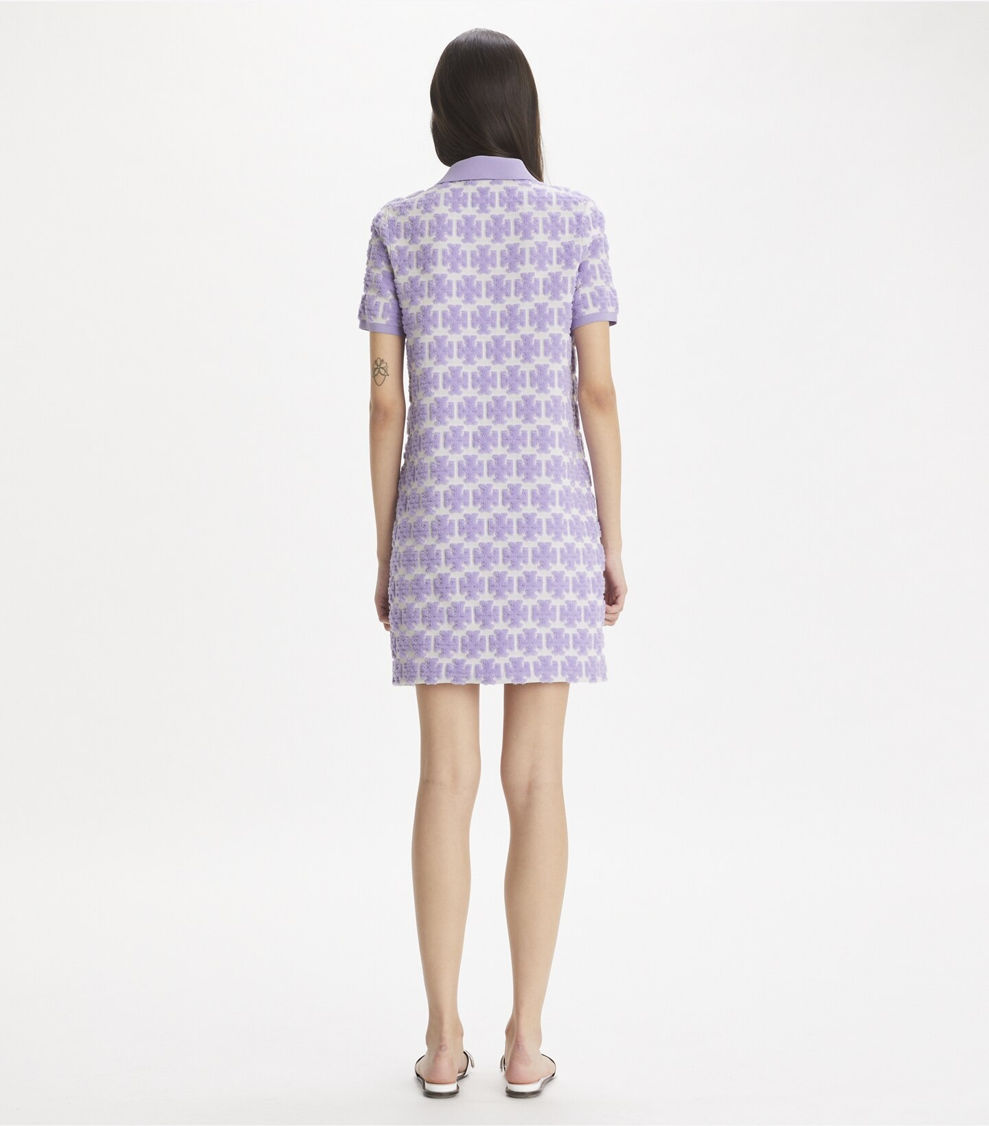 Bouclé Polo Dress