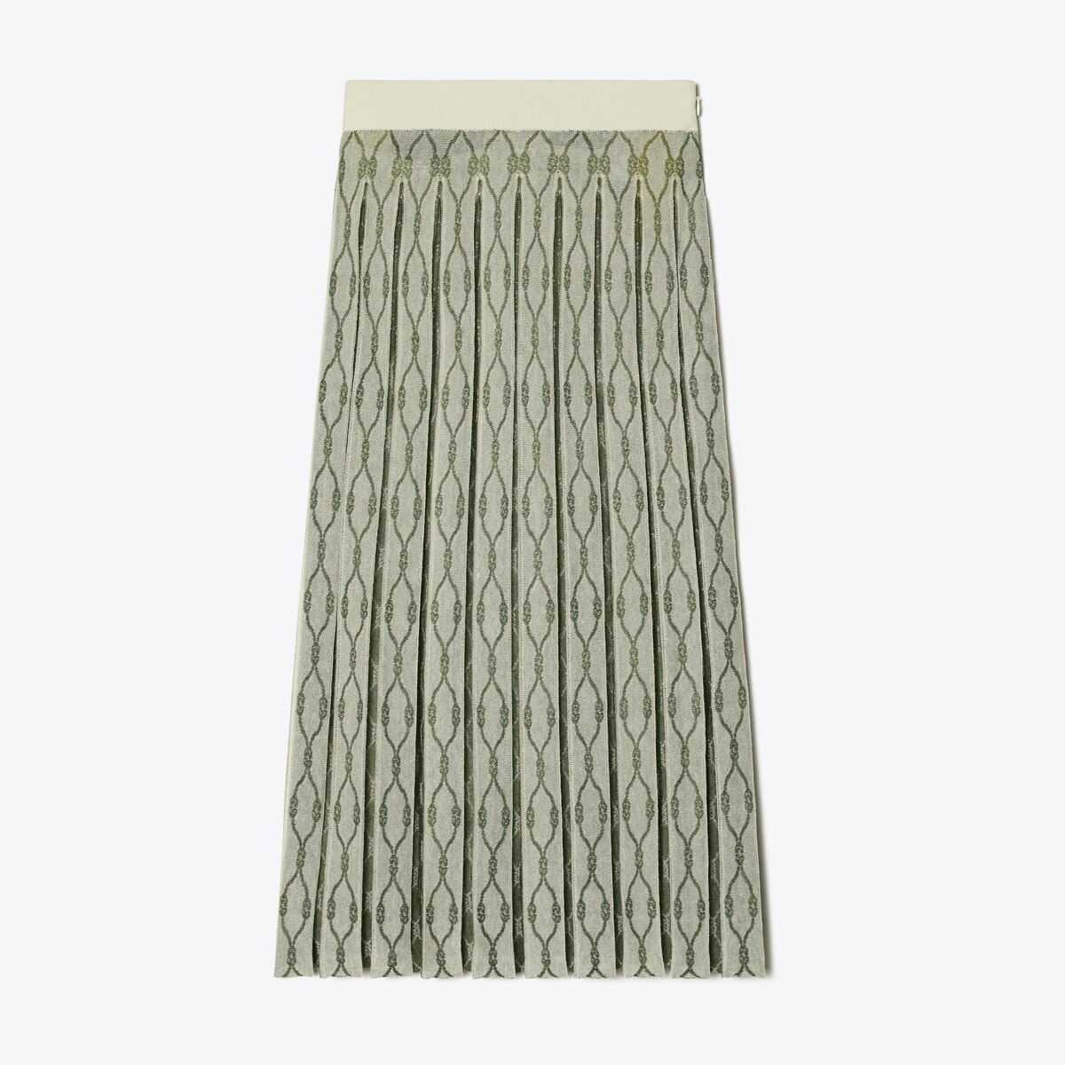 Box Pleated Jacquard Skirt: Women's Designer Bottoms | Tory