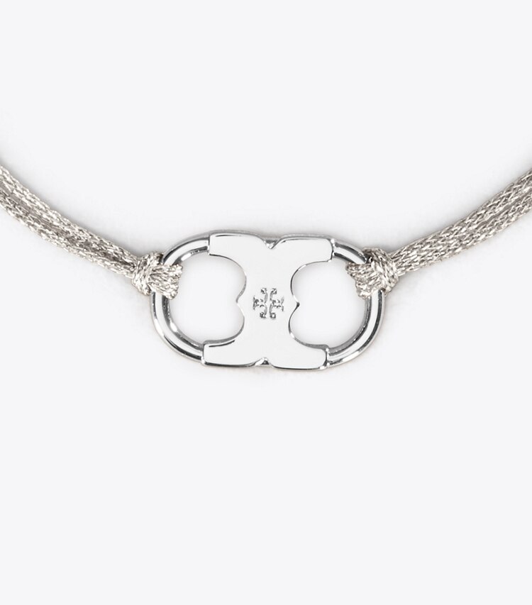Tory Burch designer bracciali Bracciale Embrace Ambition in Silver/Tory Silver dettaglio