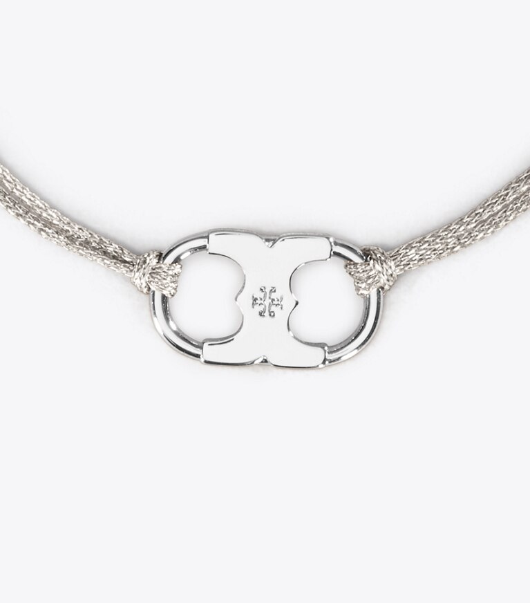 Tory Burch designer bracciali Bracciale Embrace Ambition in Silver/Tory Silver dettaglio