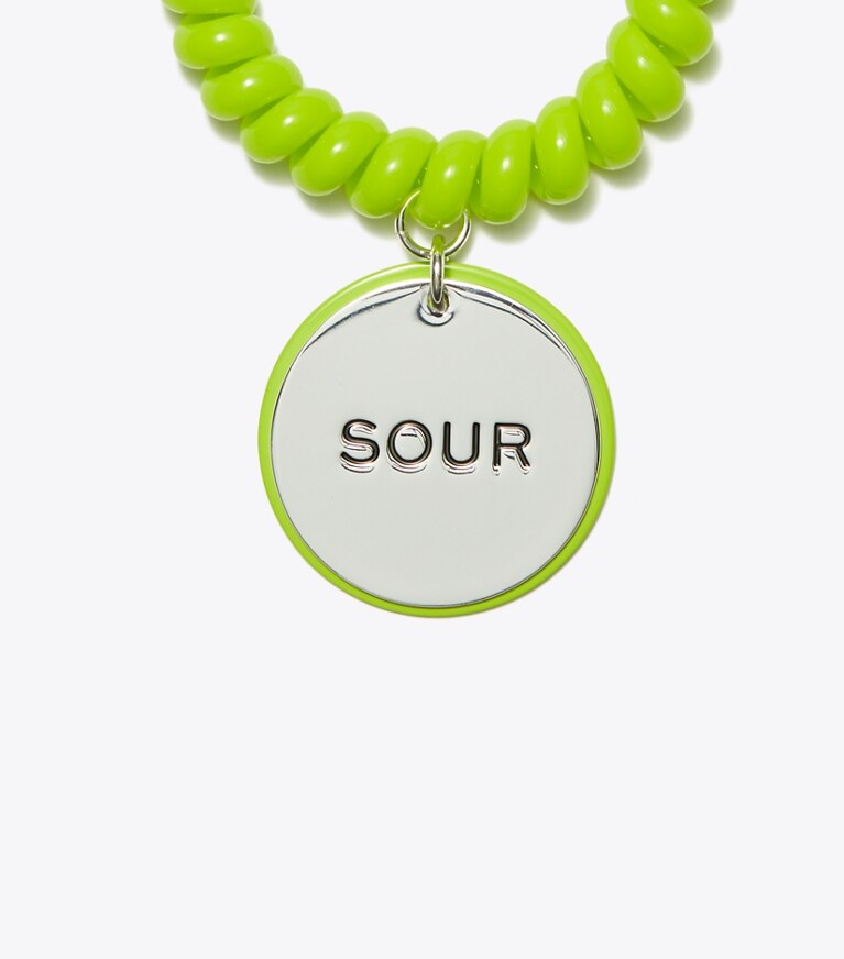 Tory Burch designer bracciali Bracciale Locker Room x BonBon in Sugared Apple front
