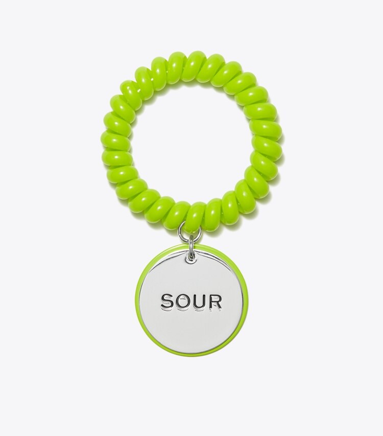 Tory Burch designer bracciali Bracciale Locker Room x BonBon in Sugared Apple front