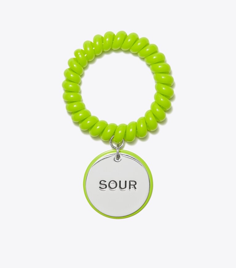Tory Burch designer bracciali Bracciale Locker Room x BonBon in Sugared Apple front