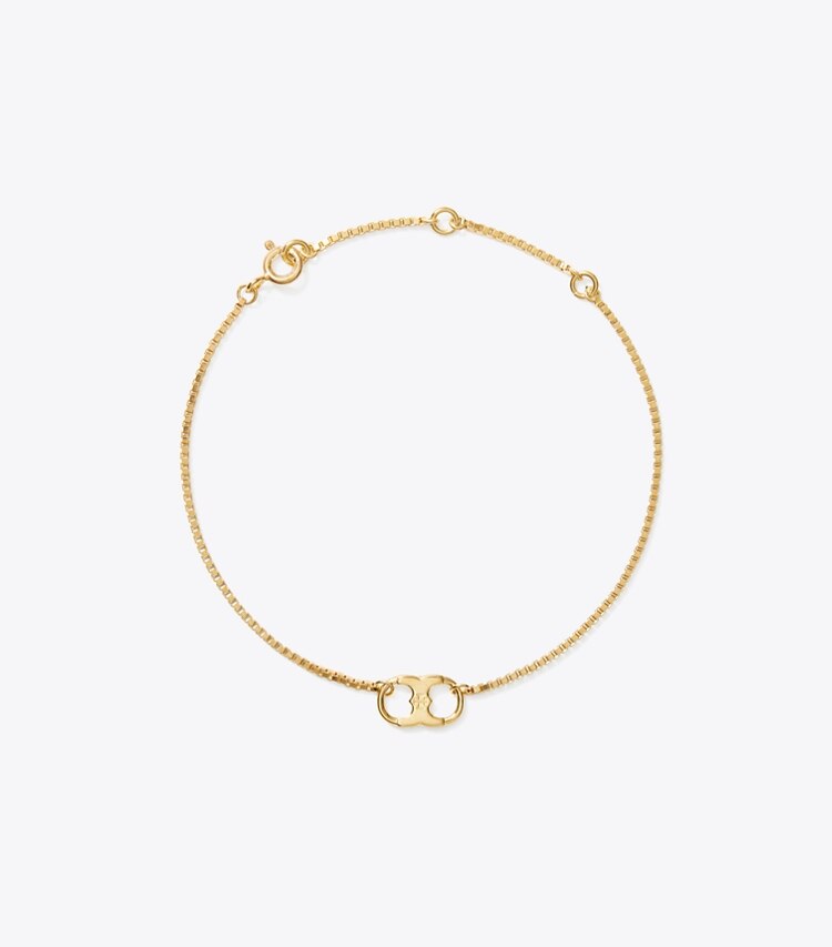 Tory Burch designer bracelets Bracelet chaîne Embrace Ambition in Gold front