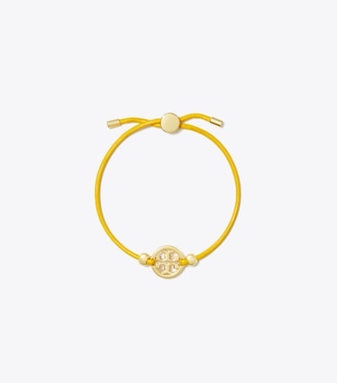 Tory Burch designer bracelets Bracelet coulissant Miller in Tory Gold / Goldfinch front