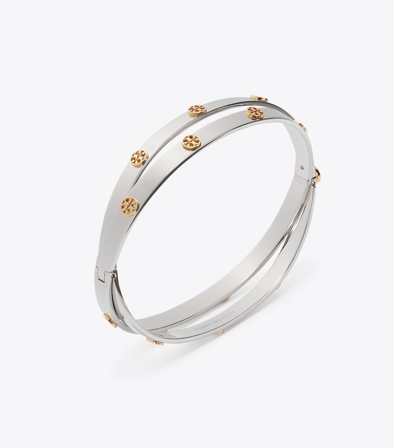 Tory Burch designer bracelets Bracelet double Icon in Tory Gold / Tory Silver informations