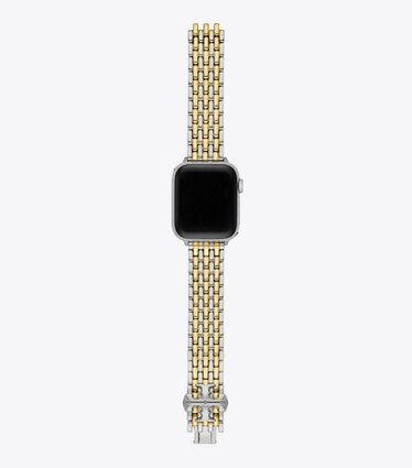 Tory Burch designer montres électroniques Bracelet Eleanor pour Apple Watch® dans TWO-TONE de face
