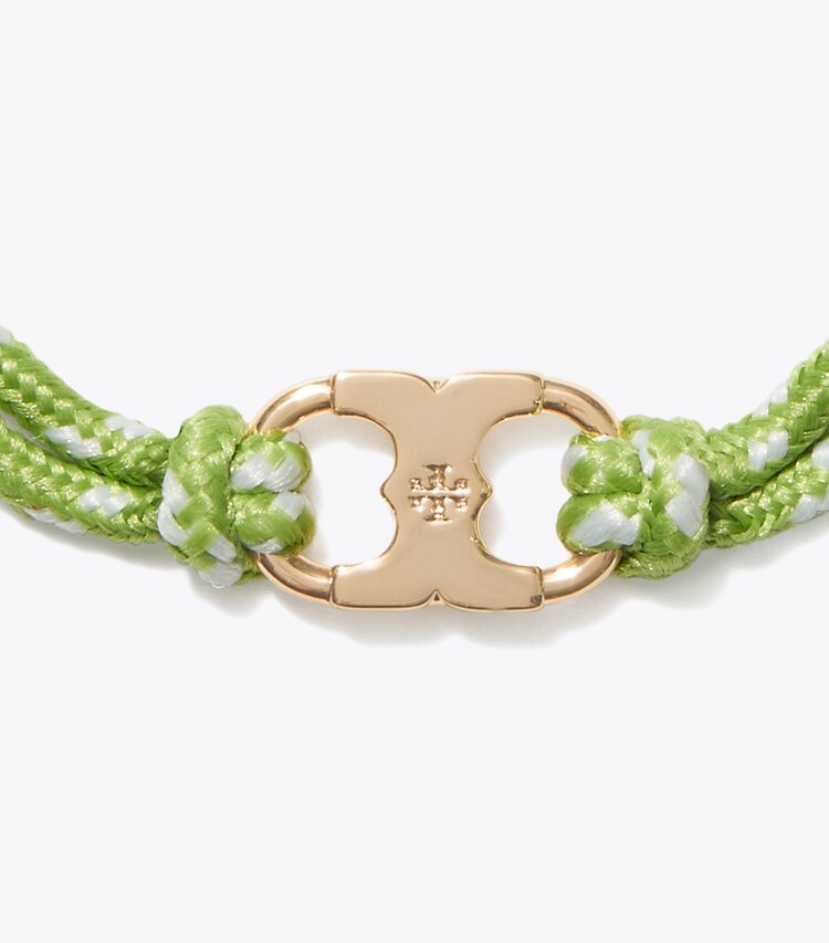 Tory Burch designer bracelets Bracelet Embrace Ambition dans Tory Gold / Green détails