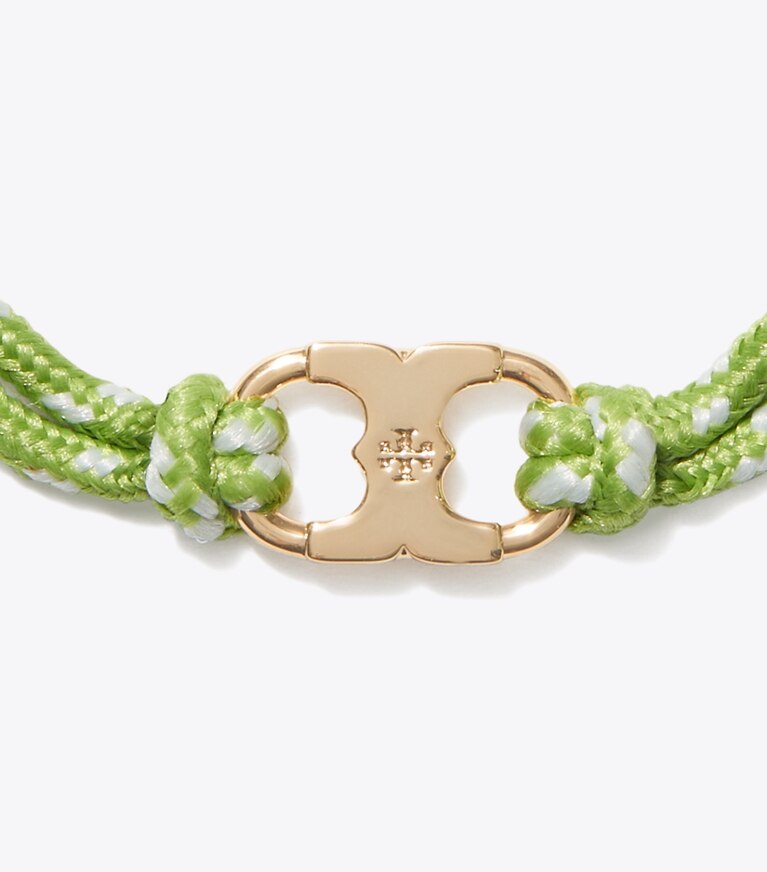 Tory Burch designer bracelets Bracelet Embrace Ambition dans Tory Gold / Green détails