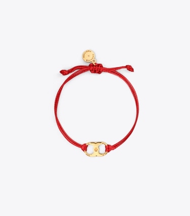 Tory Burch designer bracelets Bracelet Embrace Ambition in Red/Tory Gold front