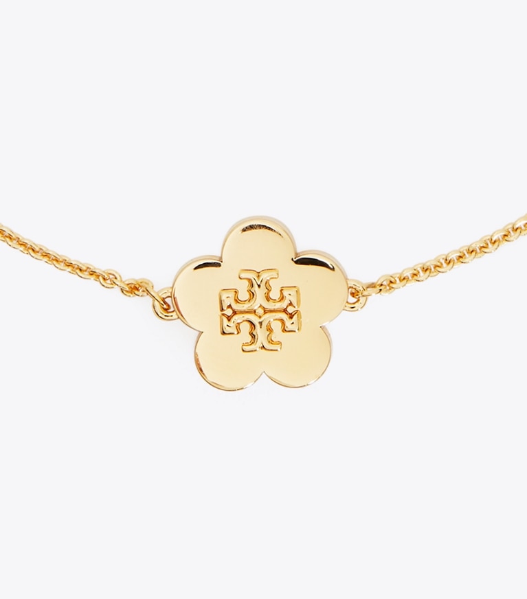 Tory Burch designer bracelets Bracelet Kira Fleur dans Tory Gold détails