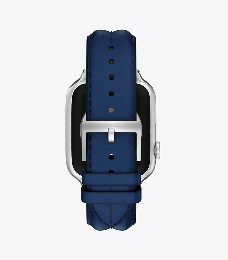 Tory Burch designer montres électroniques Bracelet Kira pour Apple Watch® dans Navy retour