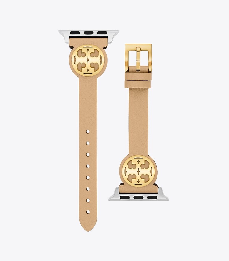 Tory Burch designer montres électroniques Bracelet Miller pour Apple Watch® dans Tiramisu de côté