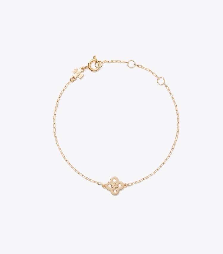 Tory Burch designer bracelets Bracelet Ne m'oubliez pas dans Tory Gold de face