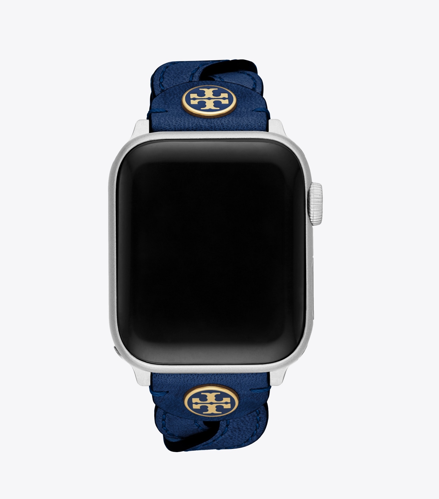 Braided Band for Apple Watch®, Navy Leather, 38 MM – 40 MM