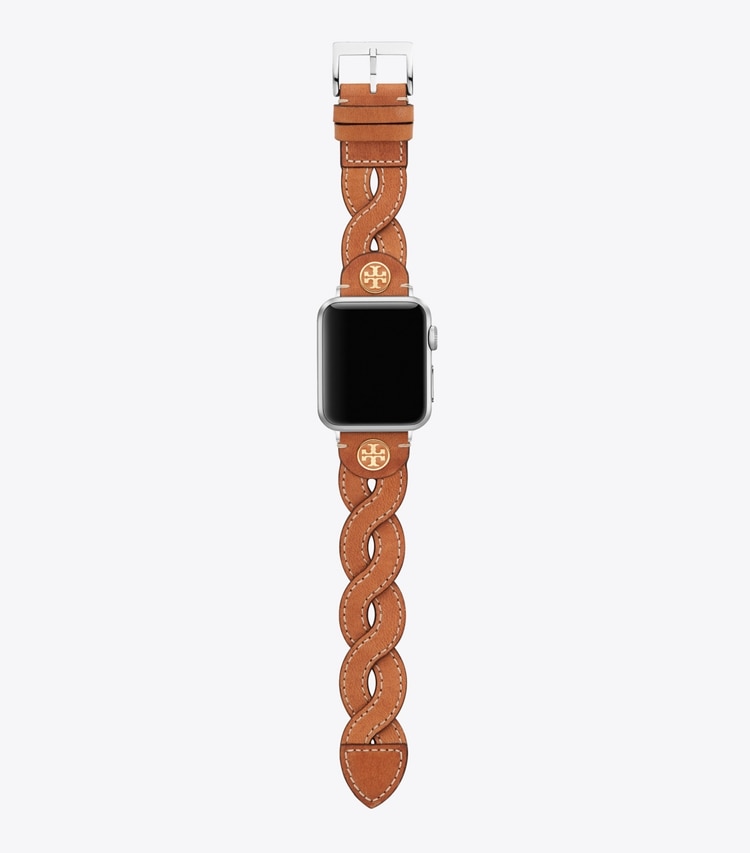Tory Burch Apple Watch レザーベルト キャメル