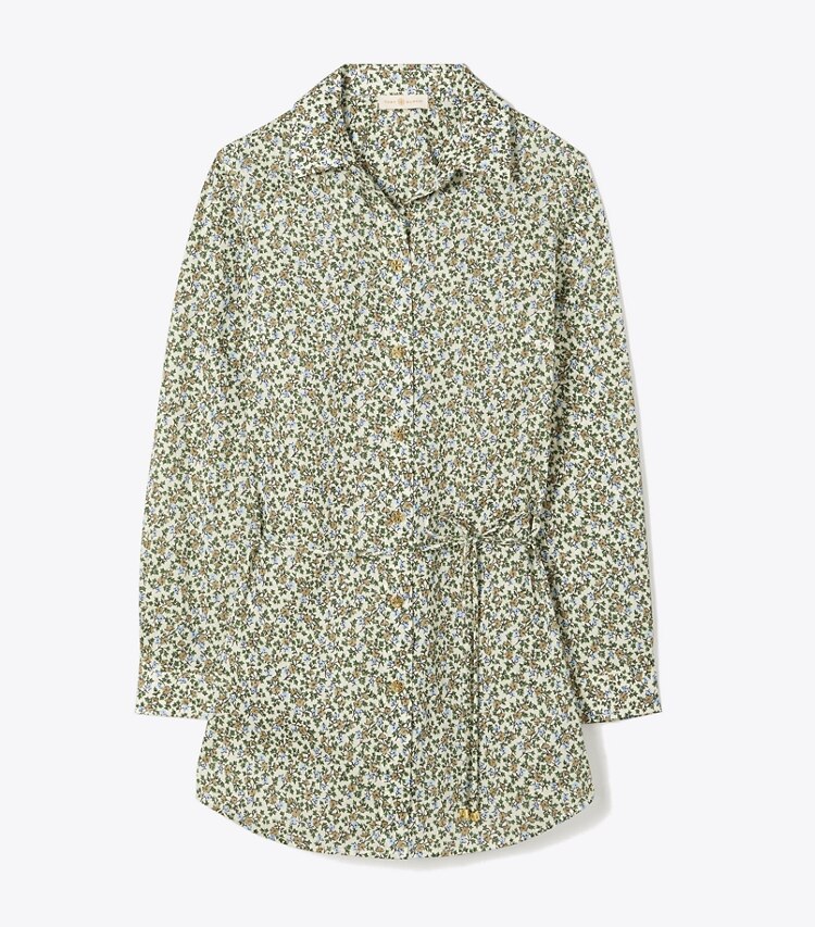 Tory Burch designer coverups Brigitte Printed Beach Tunic in  STARBURST IVY front