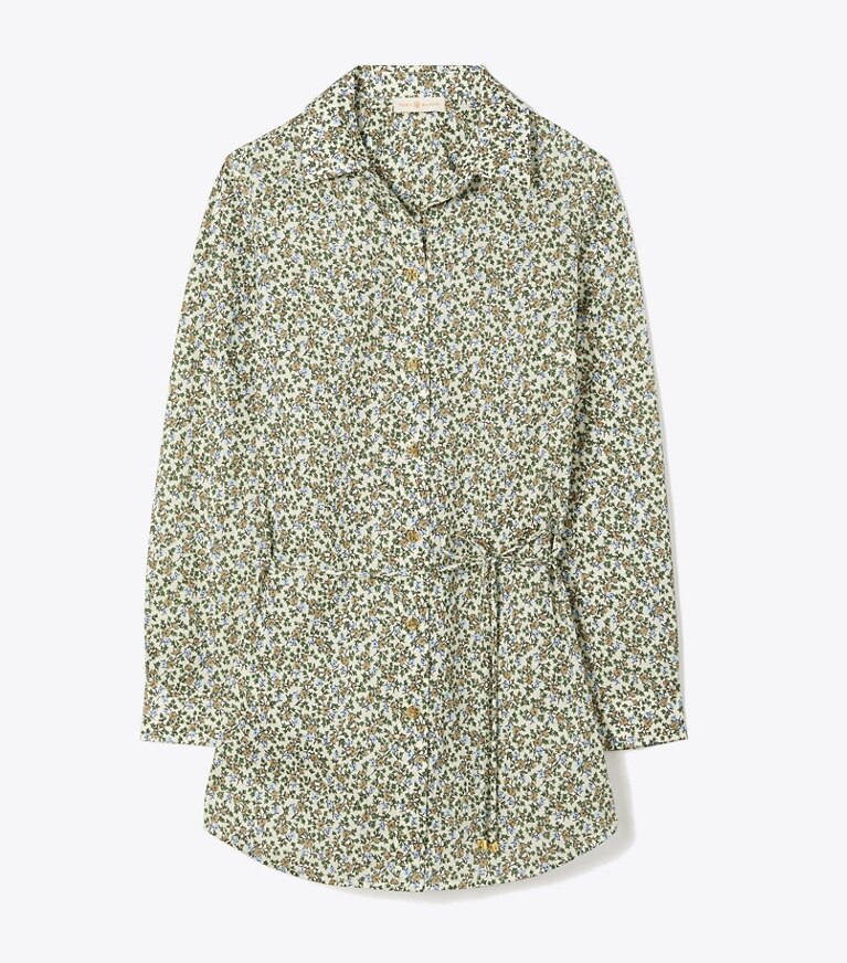 Tory Burch designer coverups Brigitte Printed Beach Tunic in  STARBURST IVY front