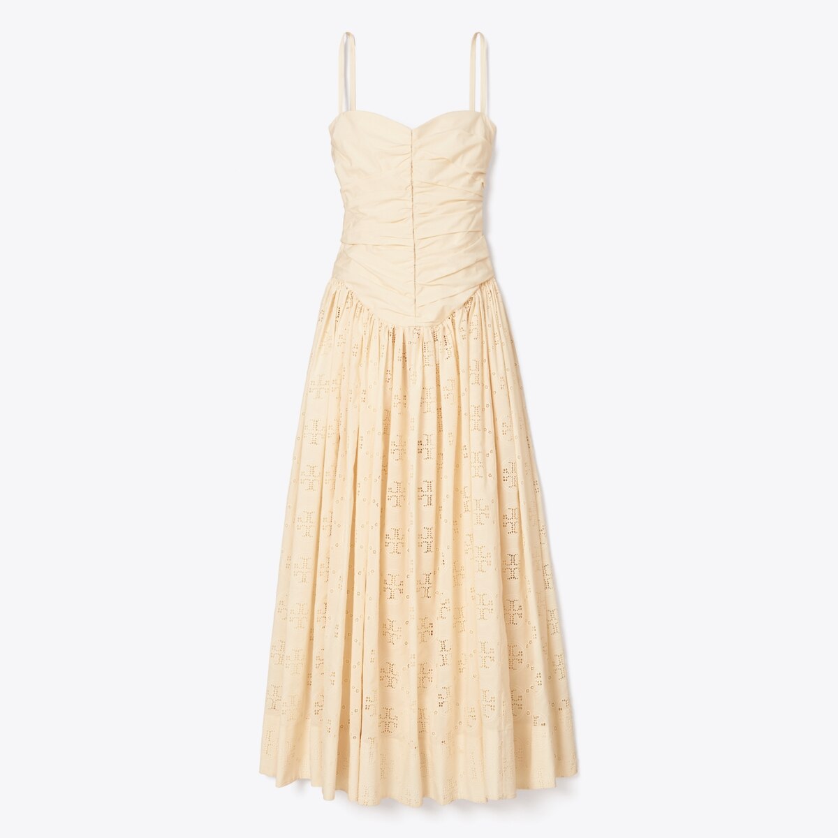 Broderie Anglaise Hook-and-Eye Dress: Women's Designer