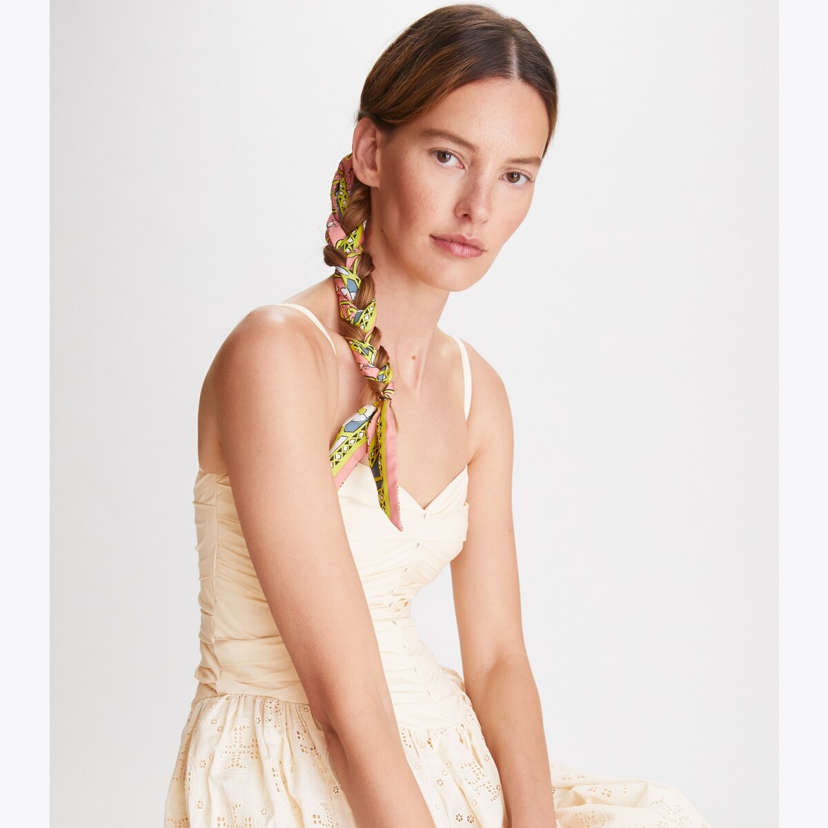 TORY BURCH - Tory wearing our Helena dress #ToryBurchSS18