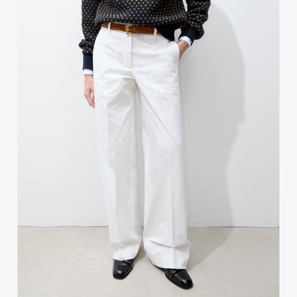 BRUSHED COTTON TROUSER - thumbnail 2