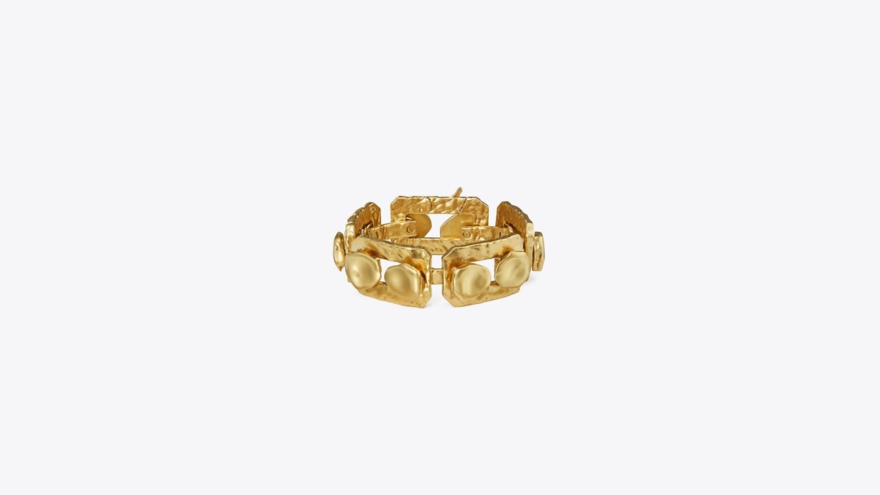 Brutalist Logo Cuff: Women's Designer Bracelets