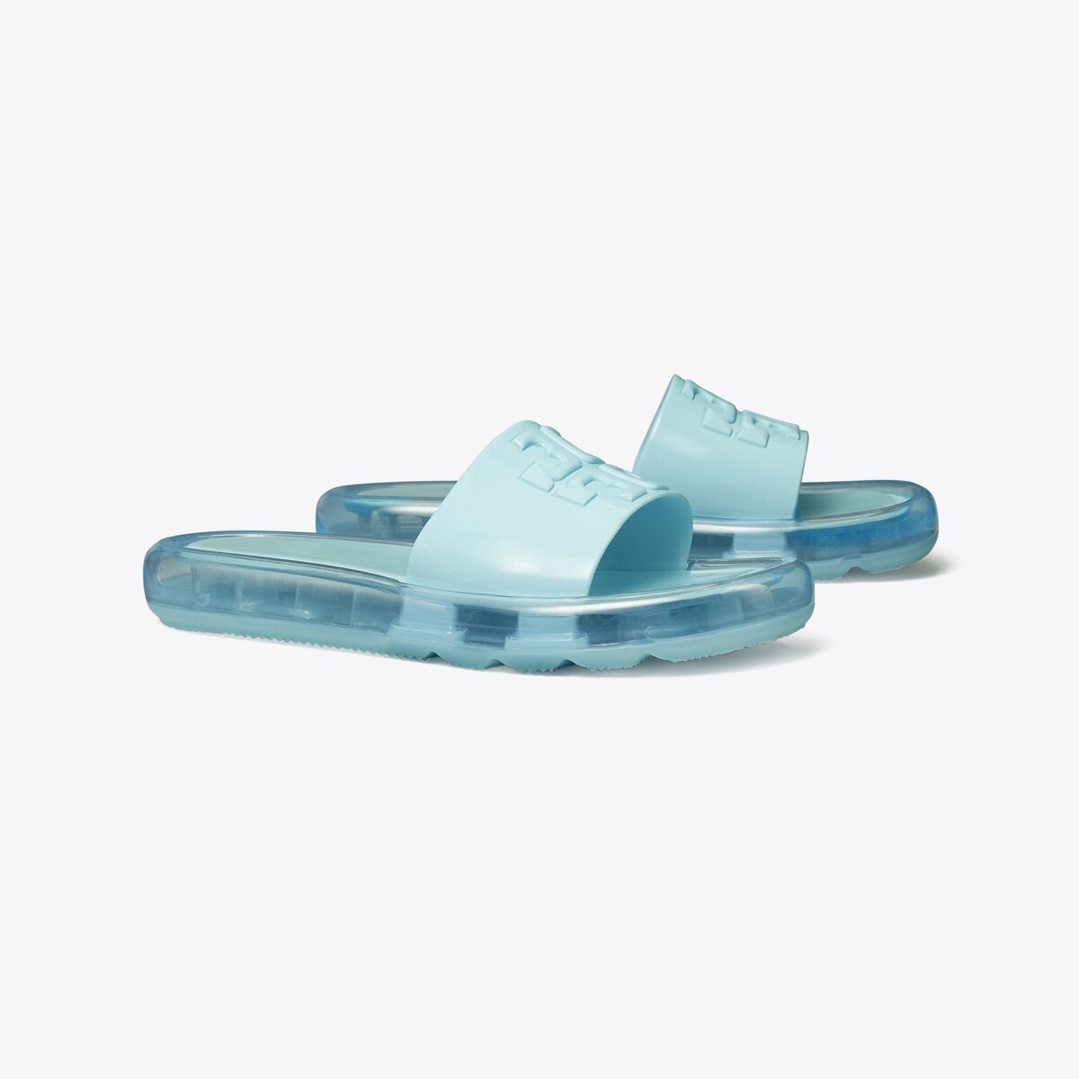 Tory Burch トリーバーチBubble Jelly サンダル24cm TORY BURCH Bubble Jelly Slides Flourescent Orange 5 Soft