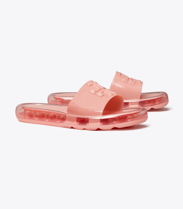 Tory Burch designer sandals Bubble Jelly in Pink Salt / Pink angle