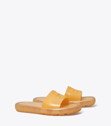 Peach tory burch discount sandals