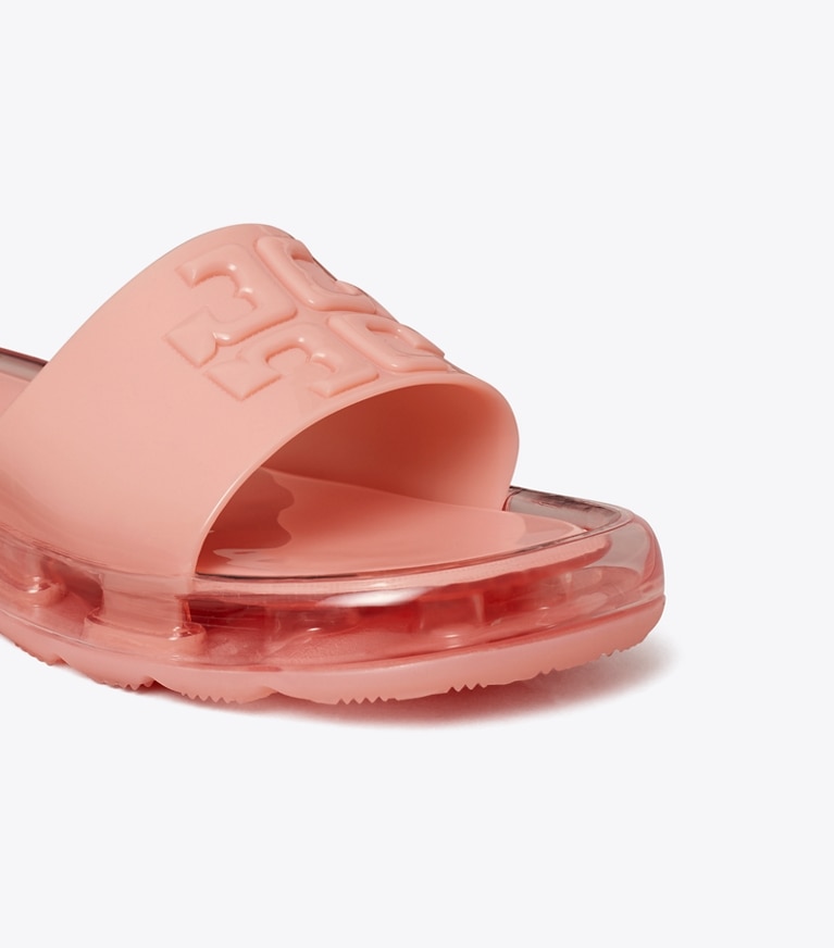 Tory Burch designer sandals Bubble Jelly in Pink Salt / Pink angle
