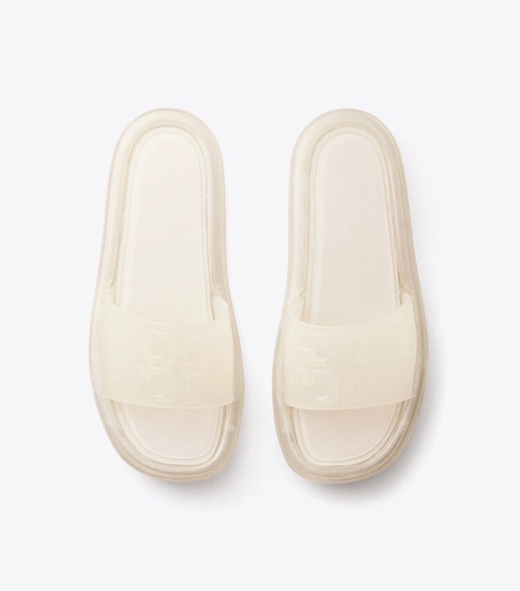 Tory Burch designer サンダル バブル ジェリー in New Ivory オーバーヘッド