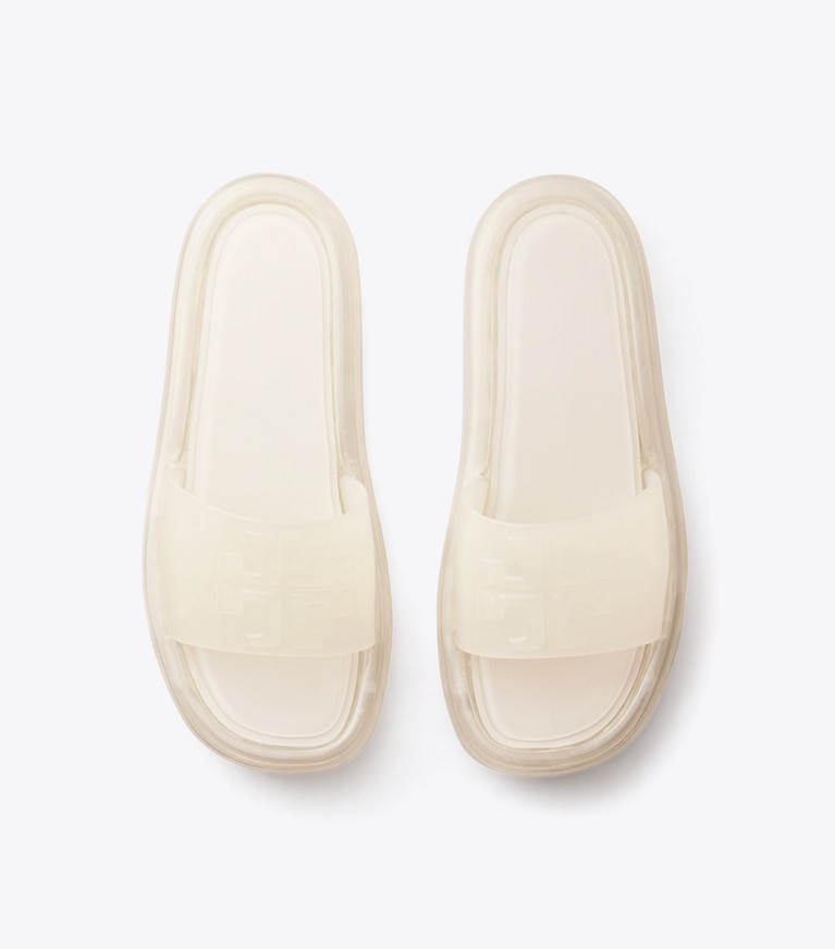 Tory Burch designer サンダル バブル ジェリー in New Ivory angle