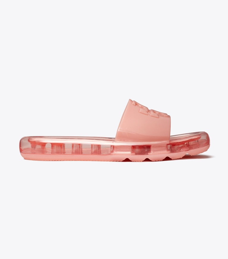 Tory Burch designer sandals Bubble Jelly in Pink Salt / Pink angle