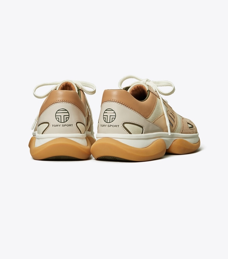 Tory Sport designer sneakers Bubble Sneaker in Cerbiatto/Ivory Pearl/Gazelle angle