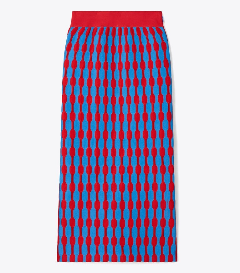 Tory burch striped skirt sale