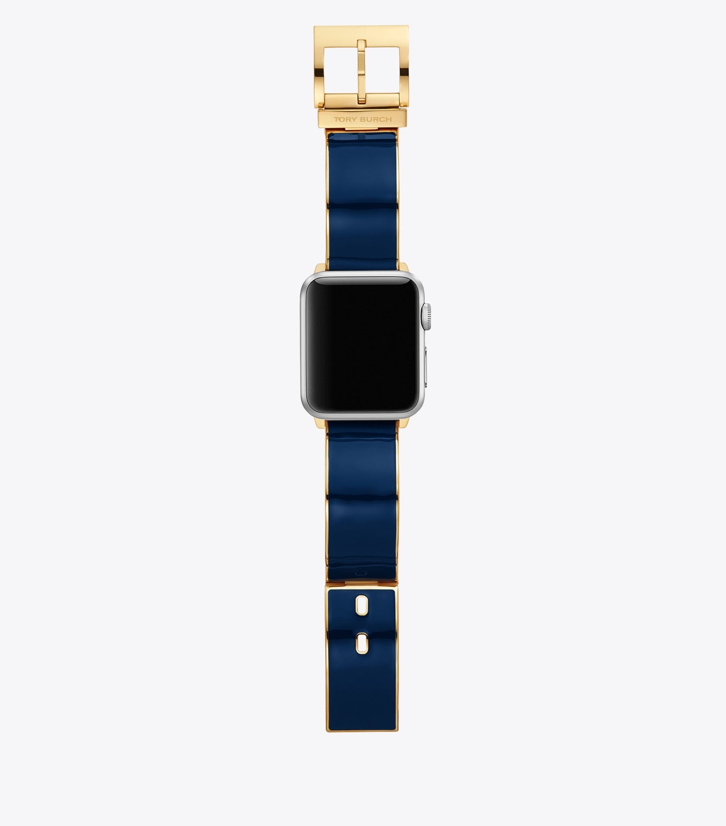 Buddy Bangle Band for Apple Watch®, Gold-Tone/Navy, 38 MM x 40 MM