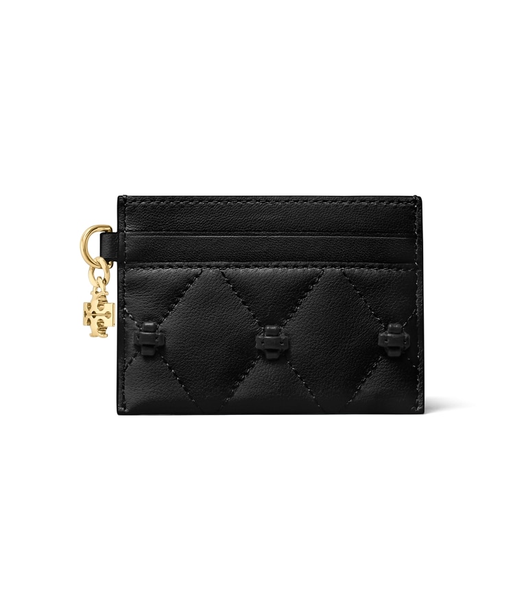 Tory Burch designer card cases Bunny Knot Card Case in Black additional